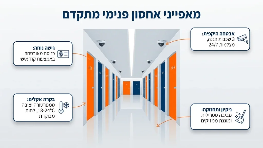 נוצר על ידי מודל בינה מלאכותית Gemini Pro מתחם אחסון תכולת דירה מאובטח