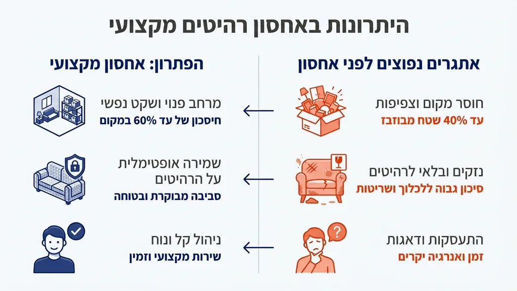 נוצר על ידי מודל בינה מלאכותית Gemini Pro צוות מובילים מקצועי אורז ספה לפני העברה למחסן